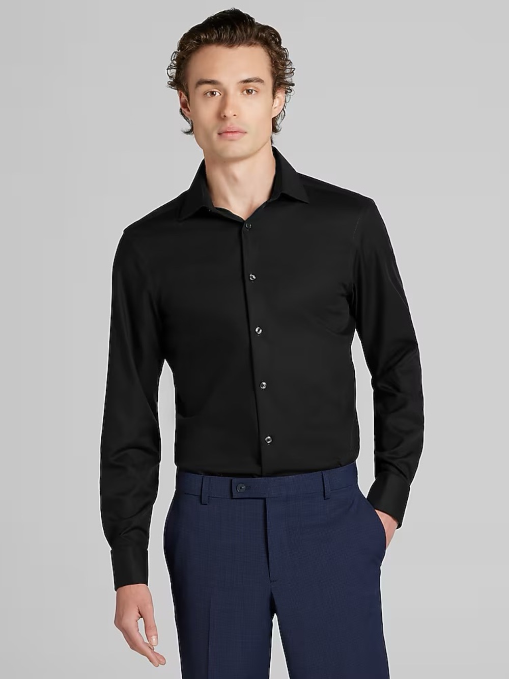 Calvin Klein Black Dress Shirt